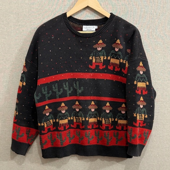 Sweater Loft New York Fiesta Mariachi Band Crewneck Sweater Medium - Picture 1 of 7